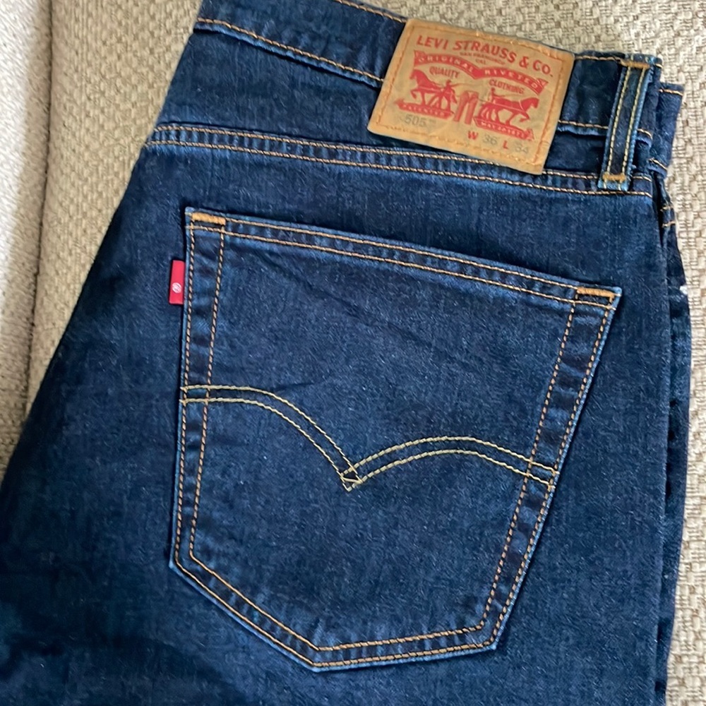 Mens Levi 505 jeans
